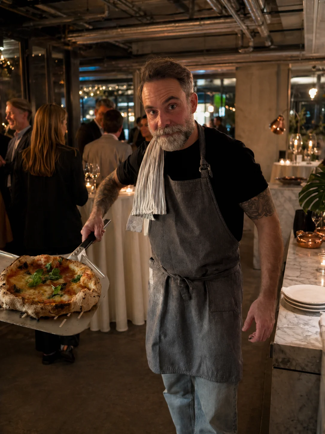 Napolitansk pizza som catering på bröllop
